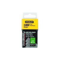 Stanley Tra206T 3/8 Inch Light Duty Staples, Pack of 1000 (5 Pack)