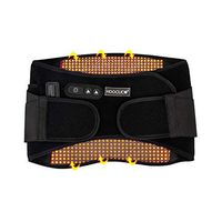 Electric Massage Waist Heating Belt, Heated Therapy Lumbar Brace Wrap, Lasting Power Rechargeable Battery Pain Relief for Back Waist Lumbar Muscle Strain