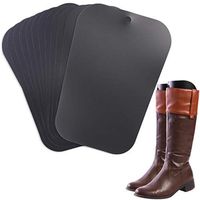 Reusable Boot Shaper Form Inserts for Women and Men (16 in, Black, 6 Pair)