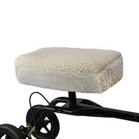 Premium Knee Scooter Pad - Synthetic Fleece Sheepskin Cover for Knee Scooters - Plush and Thick for Optimal Comfort