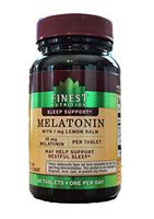 Finest Nutrition - 10 Mg Melatonin with 1 Mg Lemon Balm - One Per Day - 60 Tablets by Finest Nutrition