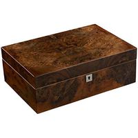 YX Cigar Box - Cigar humidor moisturizing Box Mellow Cedar Wood Piano Paint moisturizing Box (Color : Brown)