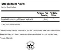 Swanson Lutein 10 Milligrams 60 Sgels (3 Pack)