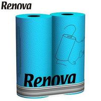 Renova Blue Kitchen Roll (2 Roll Standard Pack)