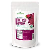 Alovitox Organic Beet Root Powder 16 oz Raw Vegan & Gluten Free (Beet Root Powder, 16 oz)