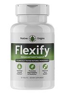 FLEXIFY – Glucosamine with Chondroitin Turmeric MSM Boswellia D3 & Ginger Root – Most Complete Natural Non-GMO Joint Pain Relief Supplement for Anti-inflammatory Antioxidant to Back, Knees, Hands
