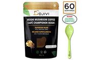 Dodjivi Ganoderma Reishi Mushroom Coffee, Focus Natural Energy, Stress Relief, Immune Boosting, Antioxidants, Keto, Intermittent Fast, Instant Coffee Superfood Blend - (60 Servings - 200 G / 7Oz)