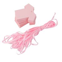 Tinksky Baby Shower Party Favour Gift Tags Baby Shower Decorations 100-Pack (Pink)