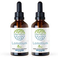 Lomatium A120 (2pcs) Alcohol Herbal Extract Tincture, Super-Concentrated Lomatium (Lomatium Dissectum) Dried Root (2x4 fl oz)