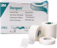 3M Healthcare Durapore Silk-like Cloth Surgical Tape 3" x 10 yds, Hypoallergenic Adhesive, Water Resistant, Latex-free (Roll of 1 Each)