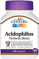 21st Century, Acidophilus, High-Potency, 100 Capsules - 2pc