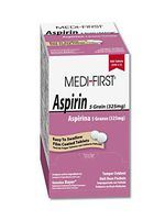 Medique MP805-13 Medi-First Aspirin Pain Relief Tablet, White, White (Pack of 250)