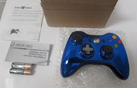 Microsoft Xbox 360 Special Edition Chrome Series Wireless Controller - Blue