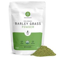 Neurogan Organic Barley Grass Powder (8 oz) - 100% USDA Organic, Rich in Fiber, Antioxidants, Enzymes, Protein & Chlorophyll - Best Vegan Superfood for Juice & Smoothie - Non-GMO, Non-Irradiated