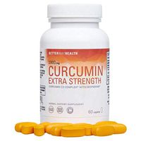 Curcumin Extra Strength High Quality C3 Complex 1000mg 60 Caplets with Highly Absorbable Turmeric Curcumin and BioPerine Joint Pain Relief. Anti Inflammatory; 2 Year Shelf Life