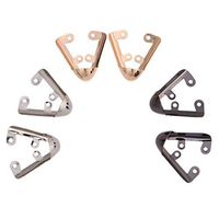 Holibanna 3 Pairs High Heel Protectors Iron High Heel Tip Cover for Womens Shoes (Gold, Silver, Black)