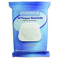 Boardwalk Premoistened Fresh Scent Personal Washcloths (Pack of 48)