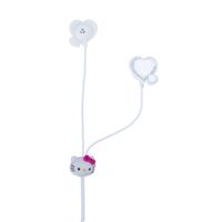 Hello Kitty  Earbuds with Love, White, HK-19889