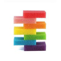 Long Lasting Kitchen Sponge Scrubber,Oliviavan 7 pcs Fun Assorted Colorful Cleaning Dishwashing Sponges Scrubbers