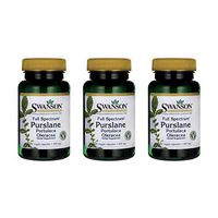 Swanson Full Spectrum Purslane 400 mg 60 Veg Caps 3 Pack