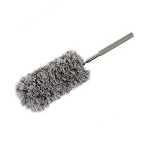 Hemobllo Extendable Microfiber Duster Telescopic Handle for Ceiling Fans Blinds Furniture Cars (Grey)