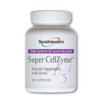 Transformation Enzymes Super CellZyme, 90 Capsules - #1 Practitioner Recommended - Vegetarian Formula, Promotes the Absorption of Nutrition - ideal For Poor Eating Habits, and Food Sensitivities .