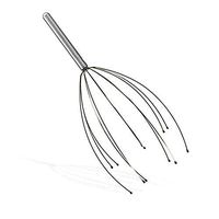 Laser man - Handheld Scalp Massager, Rubber Bead Scalp Massage, Grooming and pet Play, pet Interaction (2 Packs) Random Colors