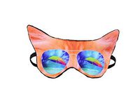 dressfan Cute 3D Animal Dog Eye Mask for Sleeping Eyeshade Soft Sleeping Mask with Printed Glasses for Kids Adult