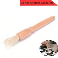 Coffee Grinder Cleaning Brush + Coffee Brush Wood Handle & Natural Bristles