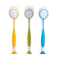 MR.SIGA Round Dish Brush, Size: Dia 5.5 x 25cm - Pack of 3