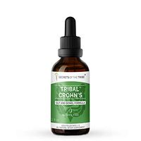 Secrets Of The Tribe - Tribal Crohn's, Gut and Bowel Formula, Herbal Supplement Blend Drops Alcohol-Free Liquid Extract (2 fl oz)