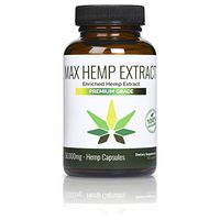 Max Hemp Extract 50,000mg of Pure Hemp Extract - Pain, Stress & Anxiety Relief - Natural Sleep & Mood Support - Made in The USA - Extra Strength, Maximum Value