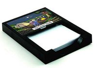Personalized Friendly Folks Camping Couple, Four Children Memo Holder