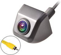 Backup Rear View Camera, EWAY Waterproof Mini Universal Night Vision 150° Metal Body Reverse Car Backup Cameras for Tailgate Handle/License Plate fits Pickup SUV RV Van(Selectable Image & Guideline)