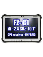 Panasonic Toughpad FZ-G1 FZ-G1Q2686KM Intel Core i5-6300U 2.40GHz, GPS Receiver, UHF RFID, 256GB SSD, 8GB Ram, Windows 7 Pro