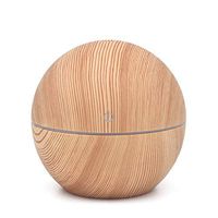 Mini Air Diffuser USB Ultrasonic Humidifier 130ML Essential Oil Diffuser Led Ultrasonic Aroma Aromatherapy Humidifier (Yellow)