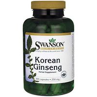 Swanson Korean Ginseng 250 Milligrams 300 Capsules
