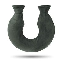 Rubber Hot Water Bottle Durable Hot Water Bag U-Shaped Cervical Hot Compress Water Heating Water Bag Great for Pain Relief Hot and Cold Therapy Water-Filled Hot Water Bottle Hot Water Bottle Knit