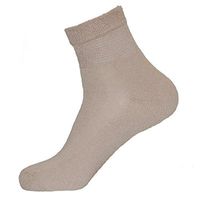 Sole Pleasers Men's Diabetic Quarter Socks - 3 pairs (Beige)