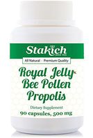 Stakich Royal Jelly Bee Pollen Propolis Capsules (90 Caps, 500 MG) - Top Quality