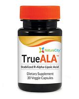 True-ALA Stabilized R-Alpha Lipoic Acid Supplement - 30 100mg Veggie Capsules