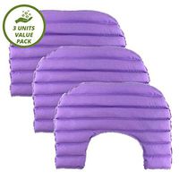 My Heating Pad Set of 3 Neck and Shoulders Heating Pads | Large Microwavable Heating Pad with Natural Filling Ingredients | Neck Warmer Heat Pad for Pain Relief (Purple Value Pack)
