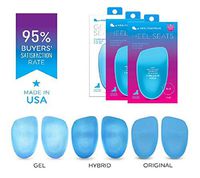 Heel That Pain Perfect Fit Kit - Original, Hybrid, and Gel Heel Seats Foot Orthotic Inserts - Heel Cups Cushions Insoles for Plantar Fasciitis, Heel Spurs, and Heel Pain, Large (W: 10.5-13, M: 8.5-12)