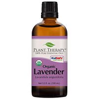 Plant Therapy Lavender Organic Essential Oil 100% Pure, USDA Certified Organic, Undiluted, Natural Aromatherapy, Therapeutic Grade 100 mL (3.3 oz)