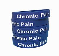 Chronic Pain Awareness Bracelets 5 Pack Silicone Wristbands Chronic Illness Spoonie