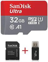 SanDisk Ultra Micro SD Card 32GB, Class 10 (microSDHC UHS-I Card) TF Memory Card with Adapter