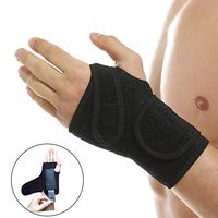 Carpal Tunnel Wrist Brace Splint, Wrist Protector, Support Compression, Removable Wrist Splint, Day and Night, for Men, Women, Tendinitis, RSI and Arthritis, Sports Injuries Pain Relief, for Left