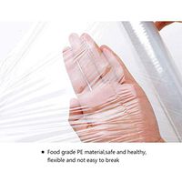 HYBB Strong and Flexible PE Cling Film,Kitchen Household Food Plastic Wrap Roll,Keep Food Fresh,Industrial Packaging Stretch Film (Size : 30cm x 50m)