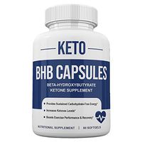 Keto BHB Capsules - Beta-Hydroxybutyrate Keton Supplement - 1 Month Supply