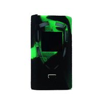 DSC-Mart Protective Case for Smok ProColor 225W TC, Silicone Skin Cover Rubber Sleeve Wrap Fits SMOK Procolor (Blackgreen)
